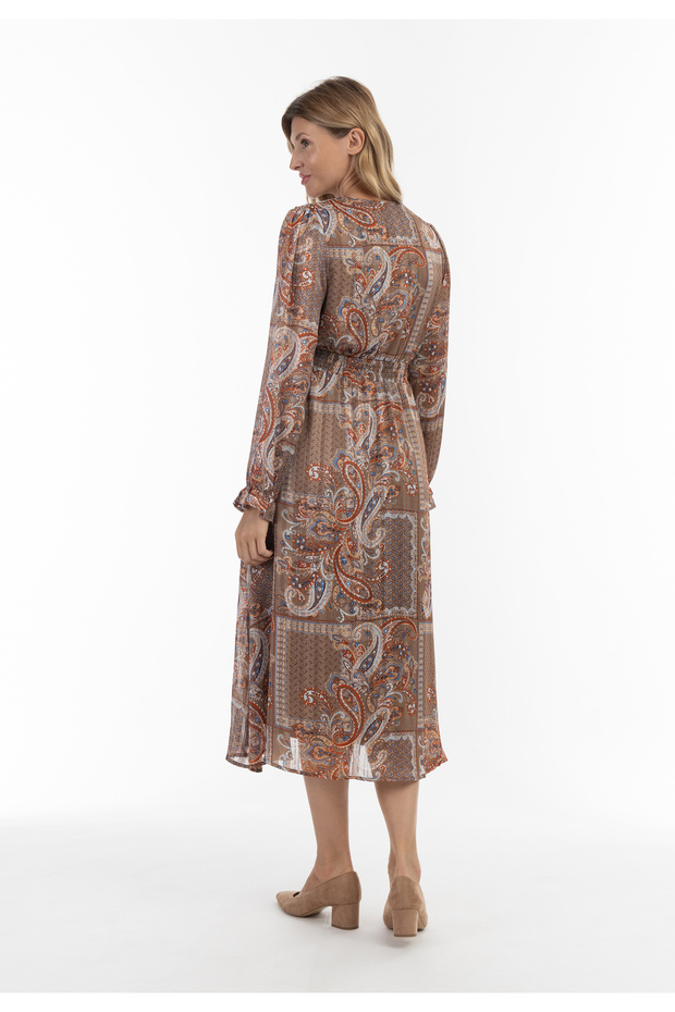 Maxikleid mit Paisley-Print - 3