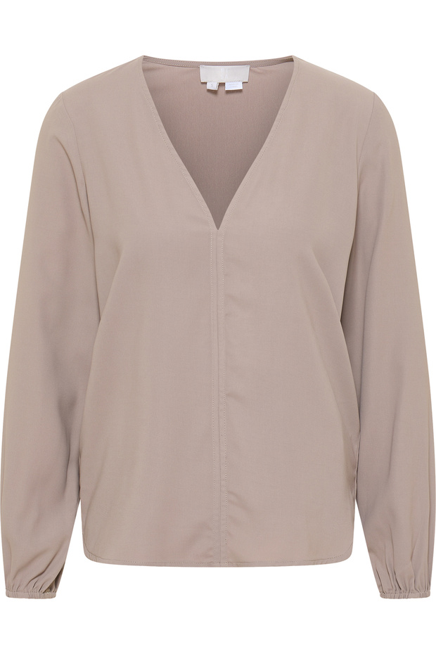 Klassische Langarmbluse - 2