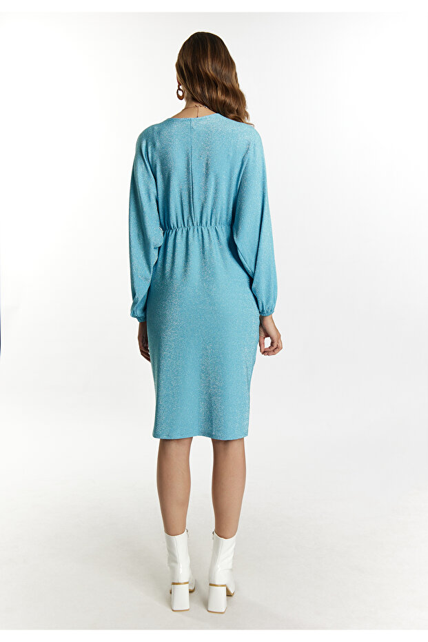 Abendkleid mit Glanzgarn - 2