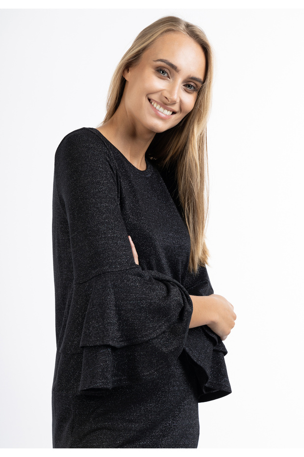 Kleid mit Glanzgarn - 5