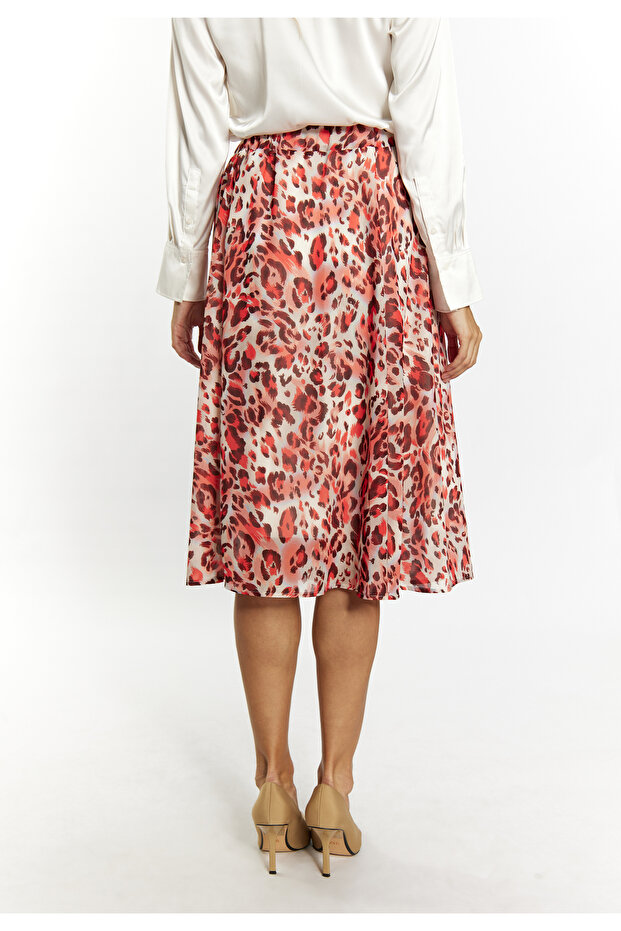 Rock mit Leoprint - 4