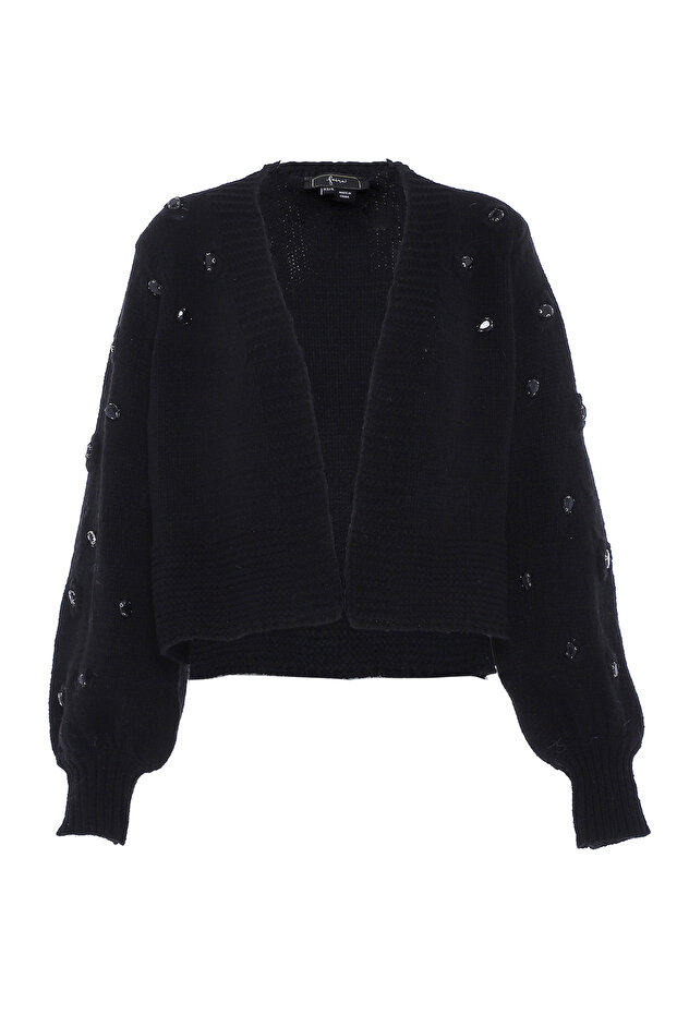 Strickjacke mit Strass - 1