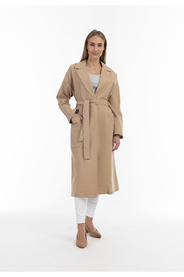 Trenchcoat mit Taillengürtel - 3