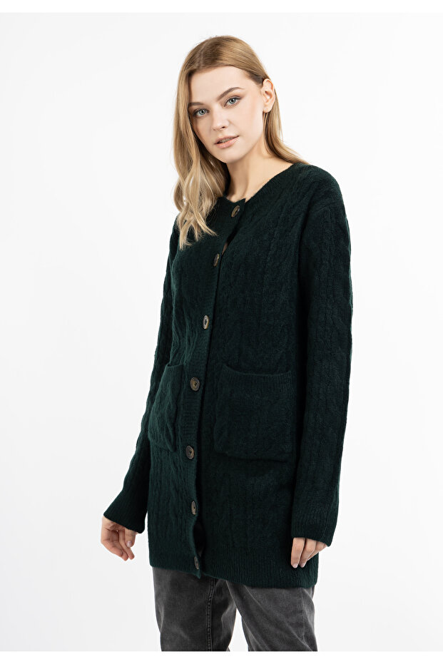 Strickjacke mit Knöpfen - 3