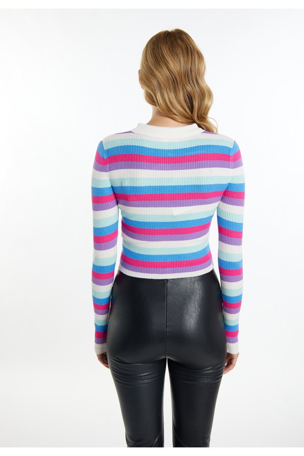 Cropped Strickjacke - 4