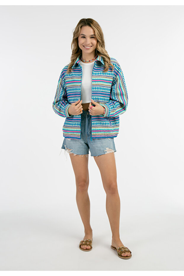Oversize Bomberjacke - 1