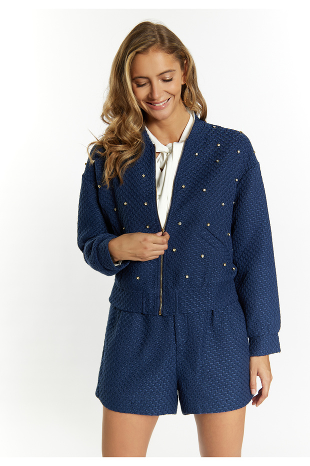 Boucé Jacke mit Strass-Steinen - 3