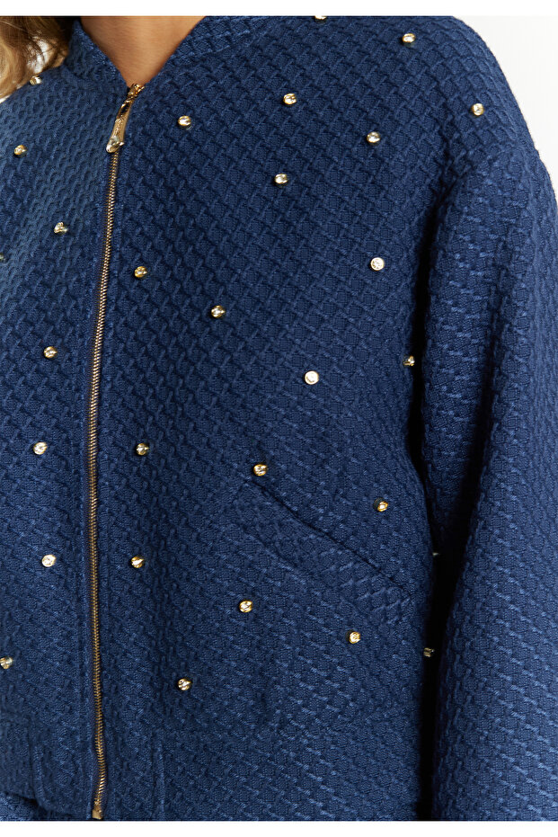 Boucé Jacke mit Strass-Steinen - 5