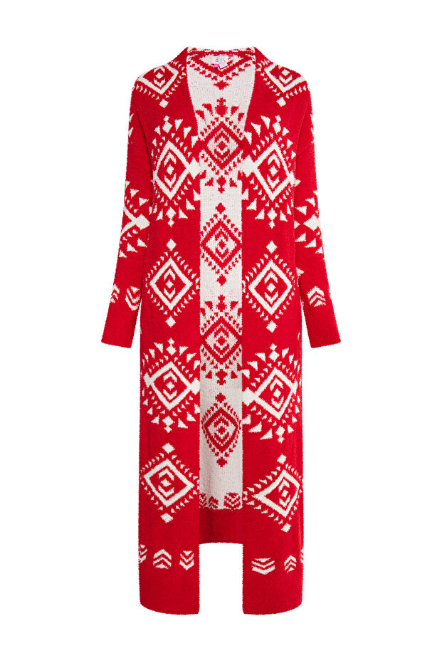 Lange Strickjacke - 3