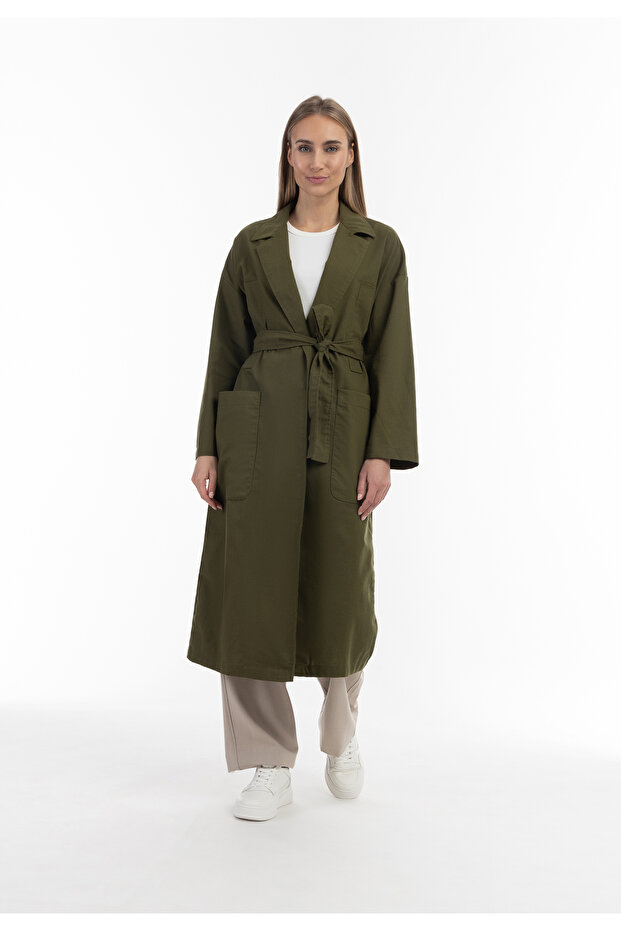 Trenchcoat mit Taillengürtel - 3