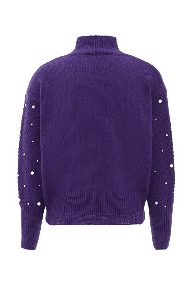 Pullover mit Perlen - 2