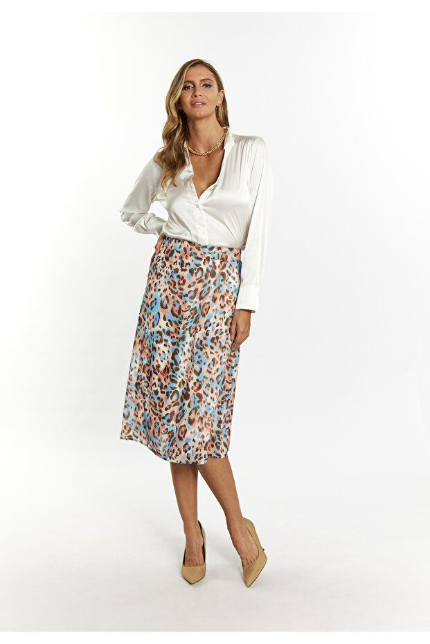 Rock mit Leoprint - 1