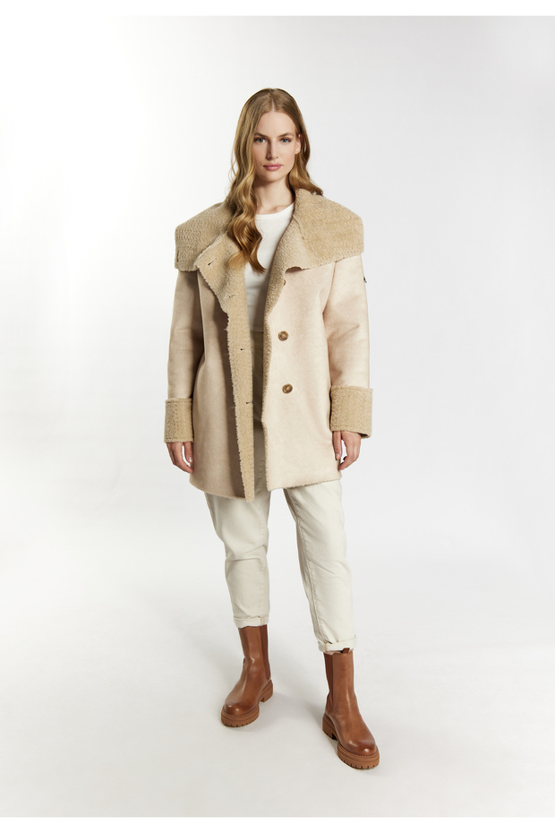 Jacke aus Fellimitat