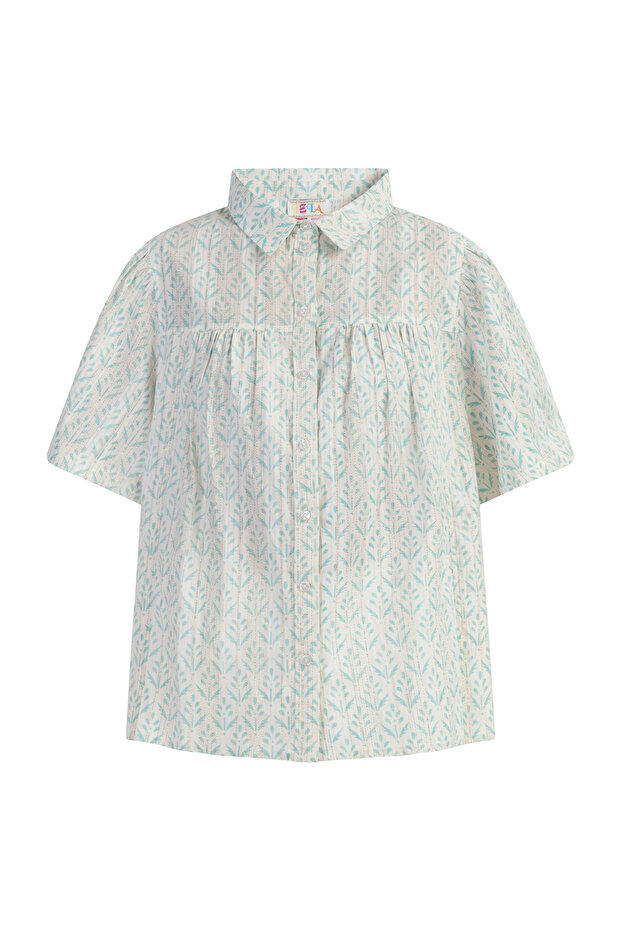 Kurzarm Bluse - 2