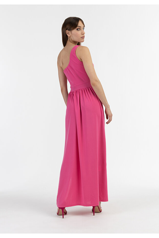 One-Shoulder Maxikleid - 2