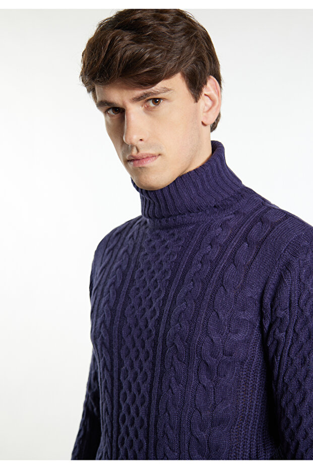 Pullover mit Zopfstrick - 5