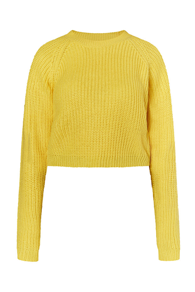 Strick Cropped Pullover - 2