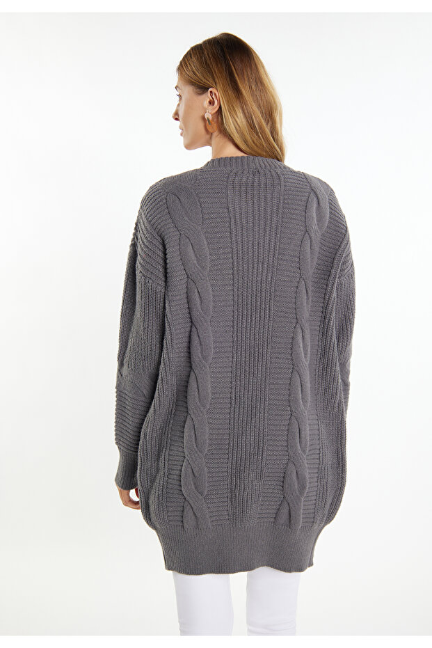 Lange Strickjacke - 4