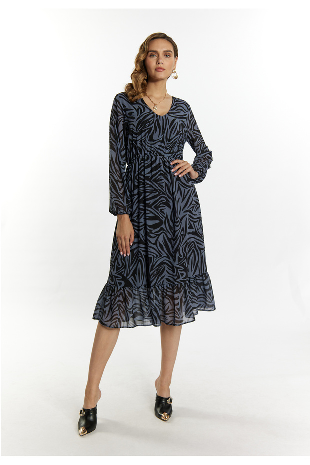 Kleid mit Zebra-Print - 1