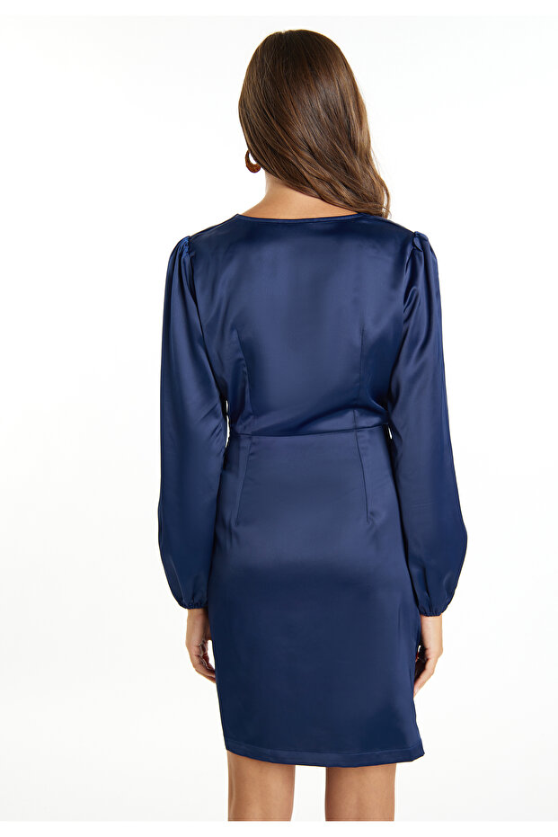 Minikleid Aus Satin - 4