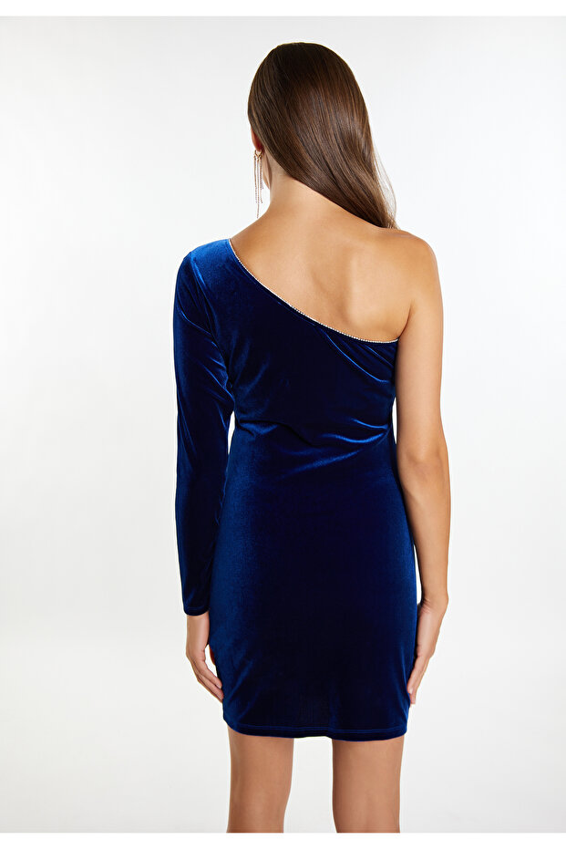 One Shoulder Minikleid - 4