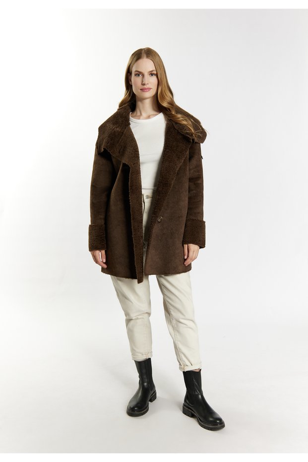 Jacke aus Fellimitat