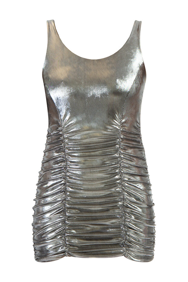 Strick Trägerkleid mini - 2