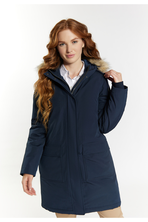 Winterparka mit Kunstfell - 3