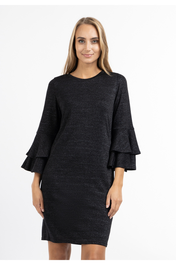 Kleid mit Glanzgarn - 3