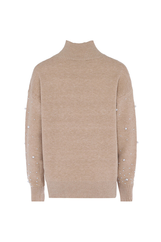 Pullover mit Perlen - 2