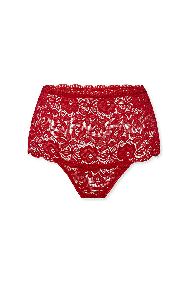 Lace High Waist Large Size Women's Panties