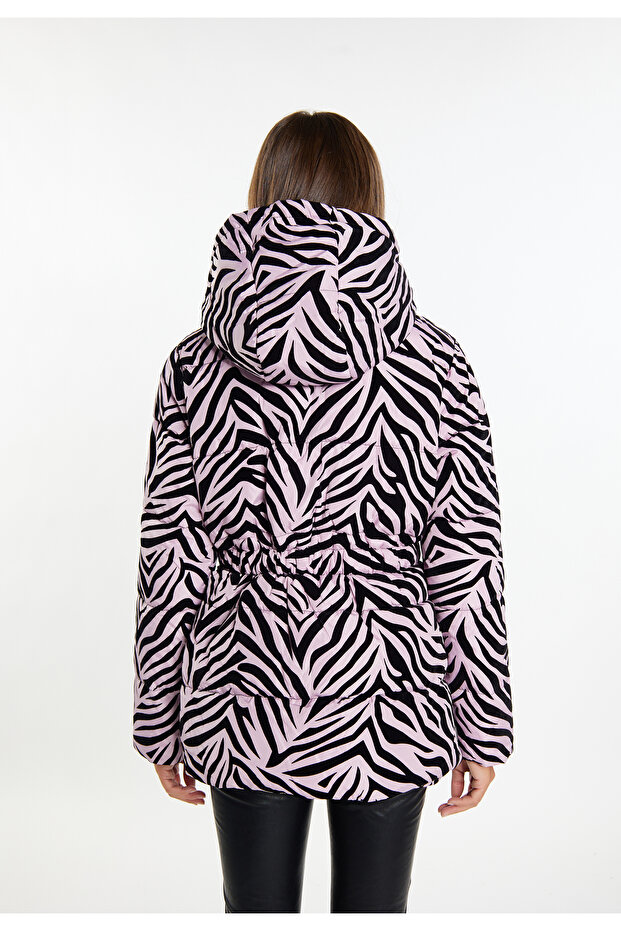 Steppjacke mit Zebra-Print - 4