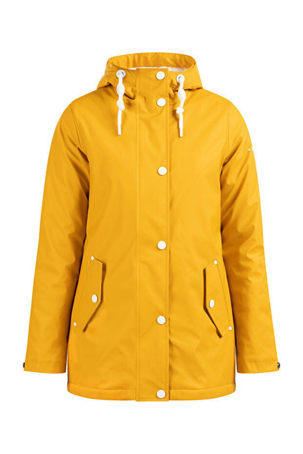 Regenjacke mit Webpelzfutter - 2