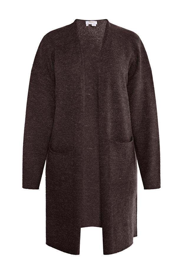 Lange Strickjacke - 2