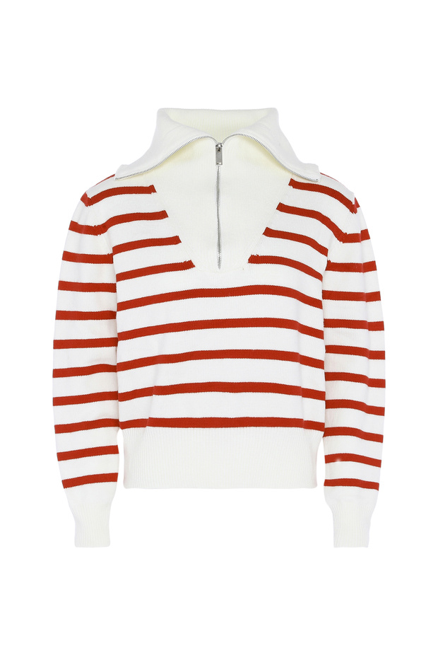 Pullover mit Streifen - 1