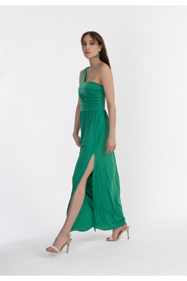 One-Shoulder Maxikleid - 4