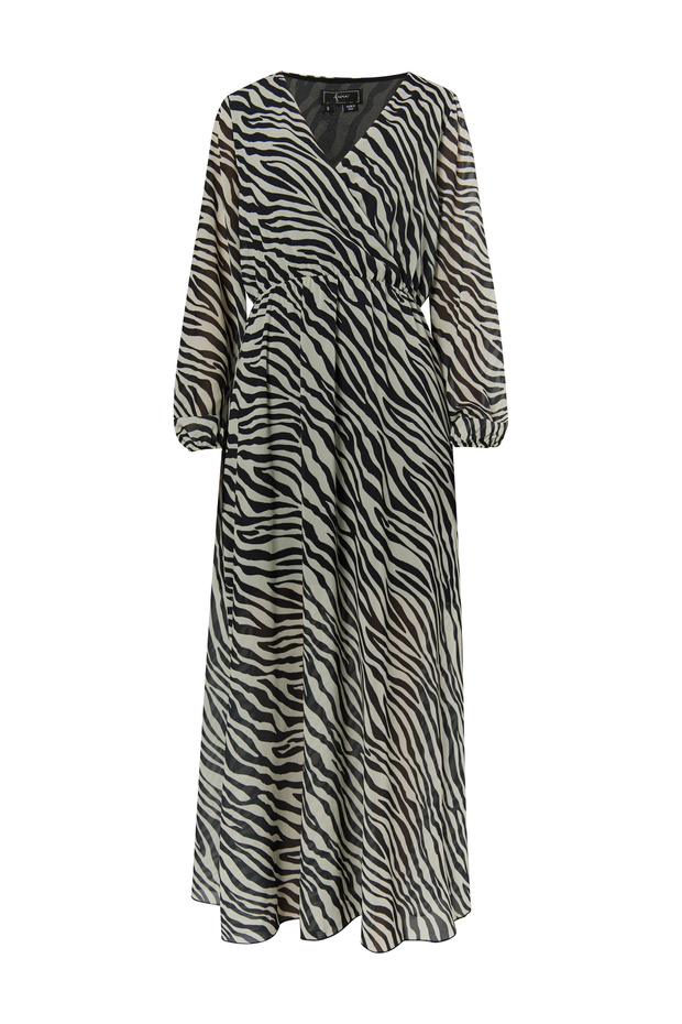 Kleid mit Zebra-Print - 3