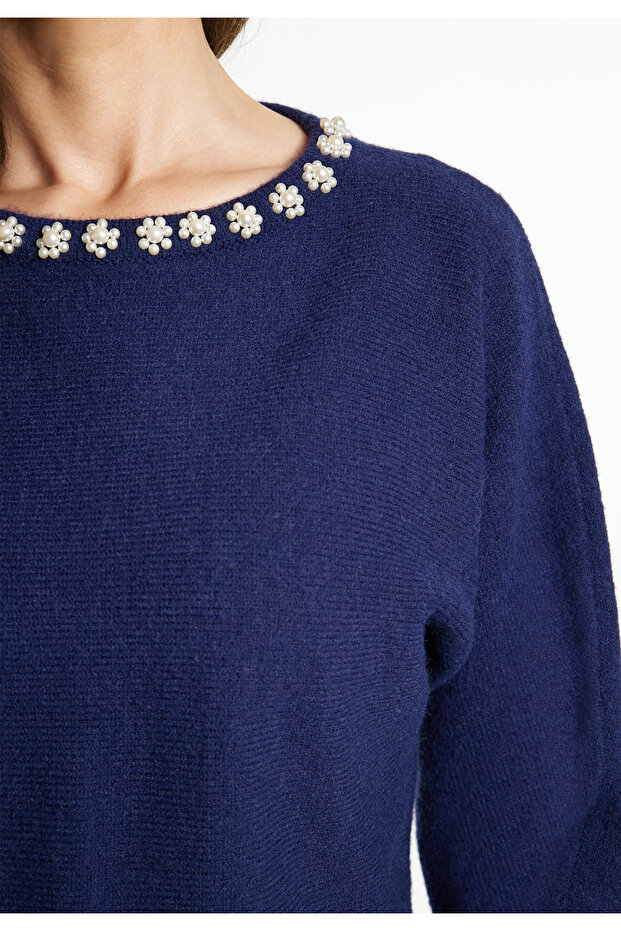 Pullover mit Perlen - 5