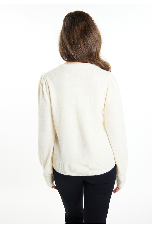 Pullover mit Perlen - 4