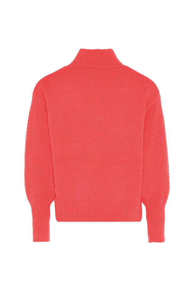 Pullover mit Blumenstick - 2