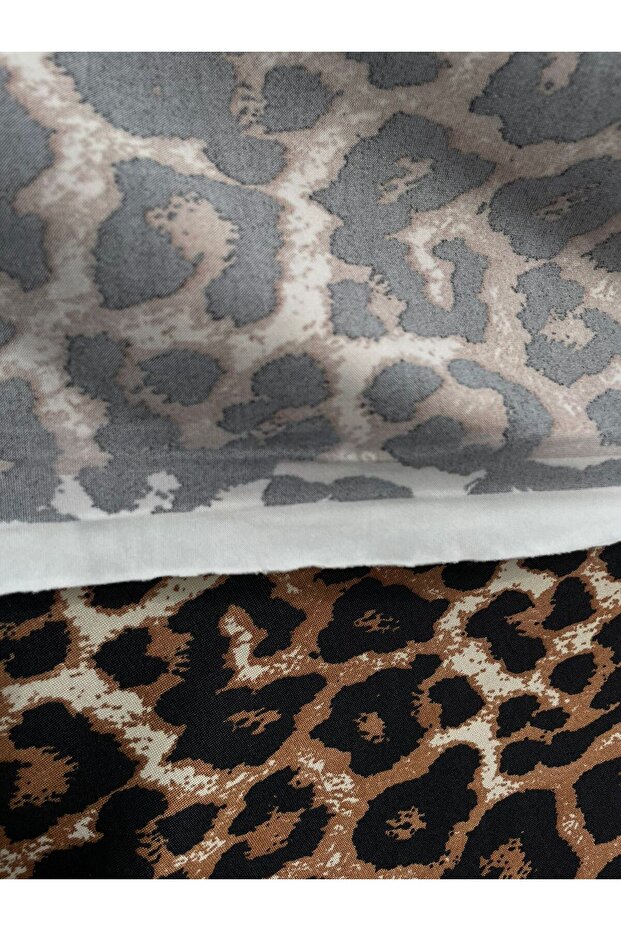 MİCRO leopar desenli kumaş - 2