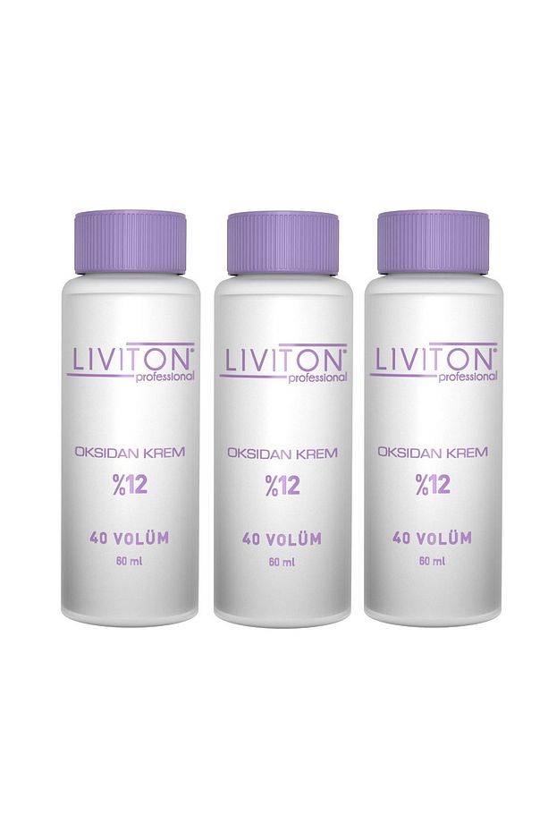 40 Volume %12 Mini Oksidan Krem - 3 X 60 ml | Saç Rengini Açmak Ve Boyama Için Profesyonel Çözüm - 2