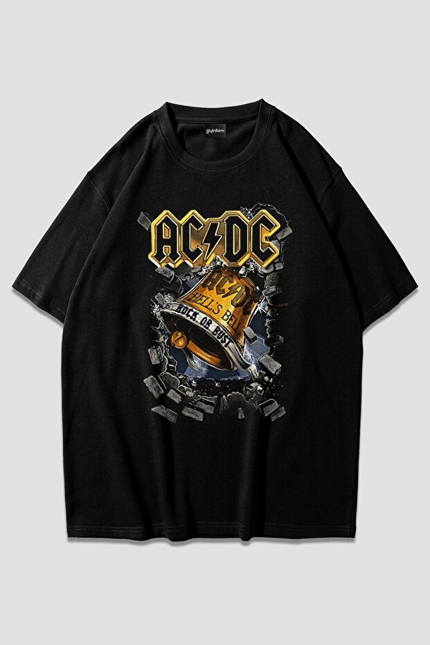Acdc Hell's Bell Oversize Unisex T-Shirt