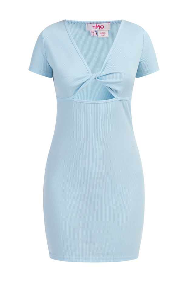 Minikleid aus Rippstrick - 2