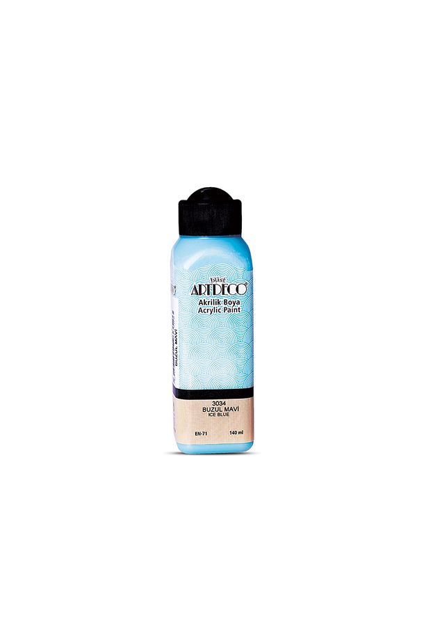 Akrilik Boya 140ml Buzul Mavi 3034 - 1