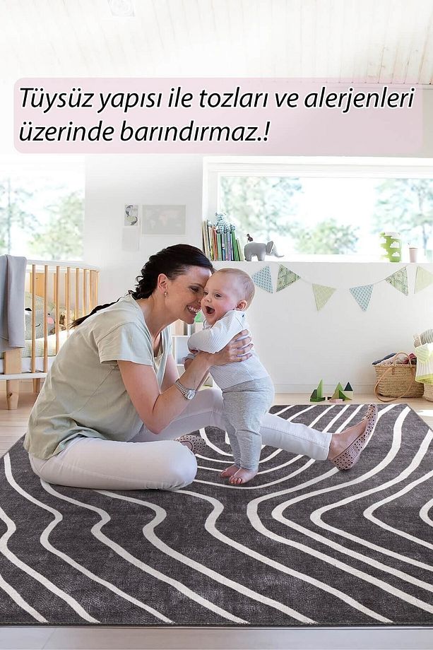 Funk Şönil Dokuma Pamuk Polyester Halı (al 421) - 8