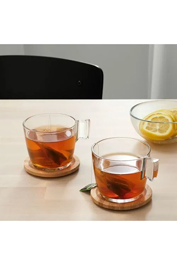 FÖRSEGLA BARDAK ALTLIĞI BAMBU 9 CM 2 ADET - 2