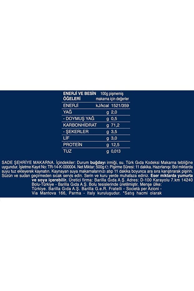Risoni/Arpa Şehriye 500 Gr - 3