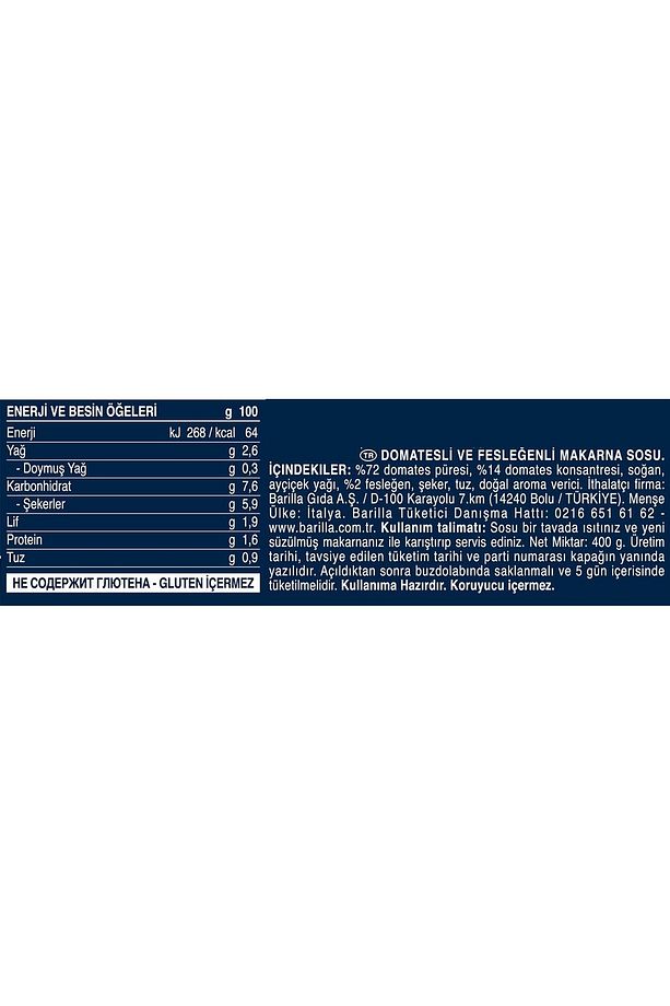 Basilico Makarna Sosu 400 Gr - 2