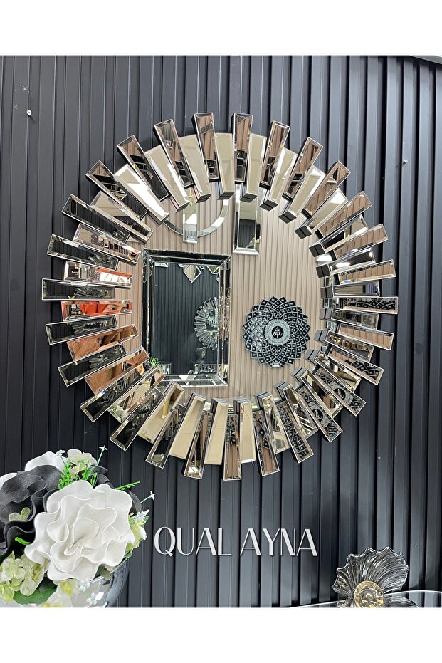 BRONZ AYNALI PİYANO MODEL AYNA - 6